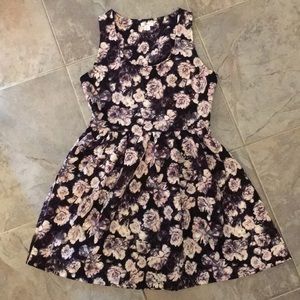 Pink/Purple Floral Dress